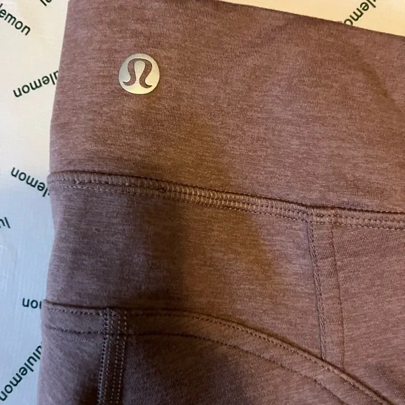 NWT Lululemon Soft Sueded High-Rise Tight 25", Sz 6, Twilight Rose - Picture 6 of 9
